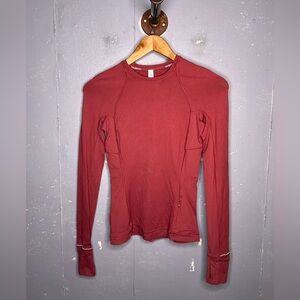 Lululemon Its Rulu Run Long Sleeve Shirt Size 2